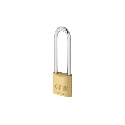 Image of Abus 55/40mm Brass Padlock 63mm Long Shackle Keyed Alike 5402