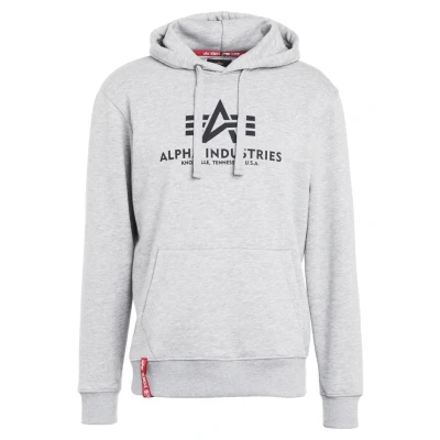 Image of Alpha Industries Basic Hoody grey heather S