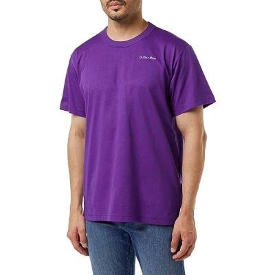 Image of G STAR RAW Men&#039;s Back 3301 Gr Loose R T Shirt, Dark Violet, S