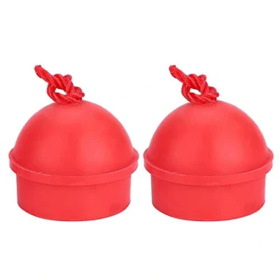 Image of Dioche Billiard Cue Chalk Holder, Non Slip Pool Cone Snooker Tip Holder with Cord for (2pcs)