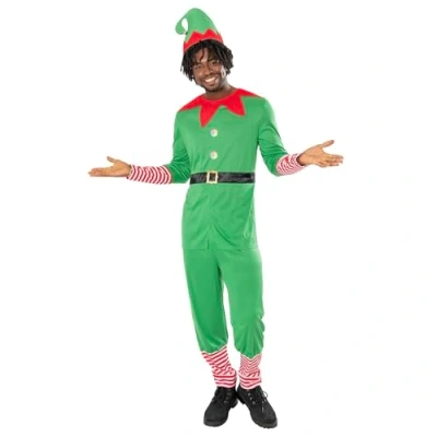 Image of Rubies 1000904XS000 Elf Costume Adult Fancy Dress, Men, Women, Multicoloured, XS