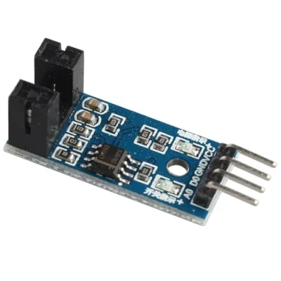 Image of HALJIA LM393 Comparator Speed Sensor Detection Module Chip Slot Motor Measuring Compatible with MCU ARM Arduino