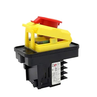 Image of KEDU KJD11 10 Pins Waterproof Electromagnetic Switches JD3 Relay ON OFF Push Button Switch with Power Failure and Undervoltage Protection Function for Machine Tool Equipment 400V 12A