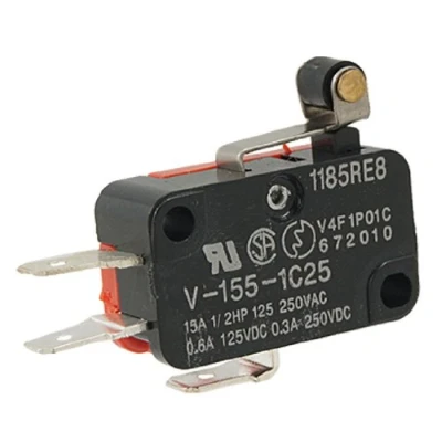 Image of Sourcingmap V 155 1C25 Micro Limit Switch Short Roller Lever SPDT Snap Action Home