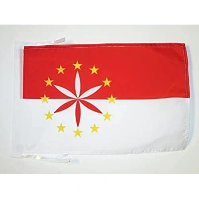 Image of AZ Flag Arpitania 18&#039;&#039; x 12&#039;&#039; 100% Polyester Arpitan Small Banner with Two Cords Fade Resistant Vivid Colors 18x12 in 45x30 Cm