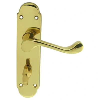Image of Carlisle Brass DL168WC/BP Oakley Lever ON Backplate Bathroom 57MM C/C