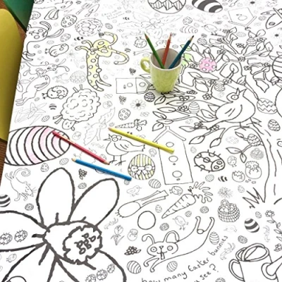 Image of Eggnogg Colour in Tablecloth Poster Placemats Various Themes (Easter)