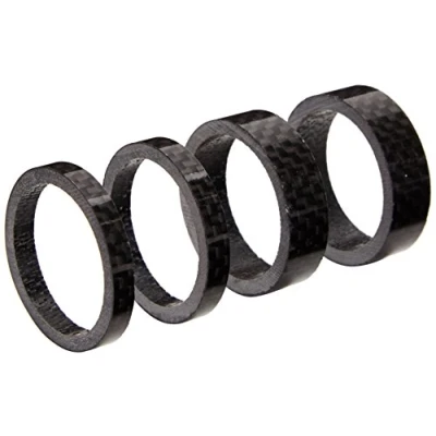 Image of Look Stem Spacers 1 1/8 Inch Carbon (2 x 5 mm and 2 10 mm), DTFO/0253951