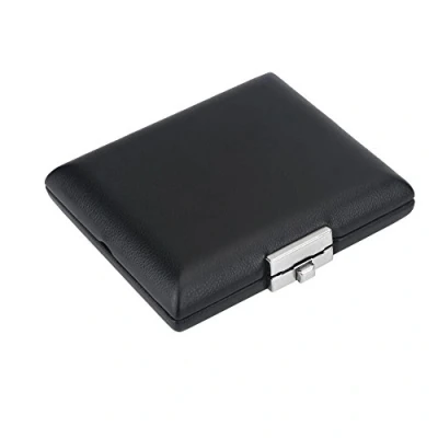 Image of VBESTLIFE Bassoon Reed Box,PU Leather Cover Case with Slots for 3 Reeds Musical Instrument Accessories