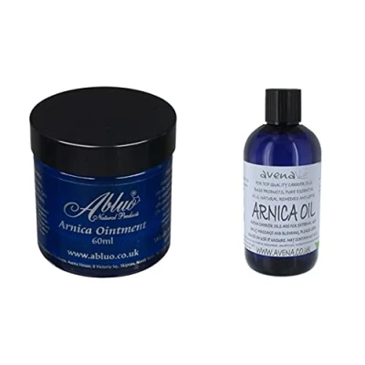 Image of Arnica Bruise Cream Oil for Bruising Massage Balm Made in Yorkshire (120ml &amp; 100ml Oil)