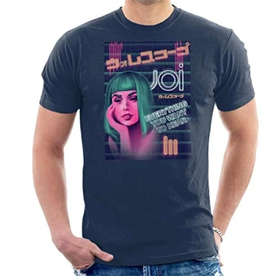 Image of Blade Runner 2049 Joi Men&#039;s T Shirt Navy Blue
