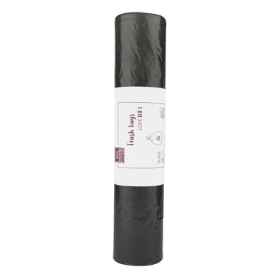 Image of D.RECT Black Bin Bags 120L Liners 25 Pieces Rubbish Bag Perfect for Everyday Use, Household, Office, Kitchen &amp; Caterers