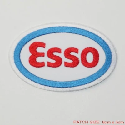 Image of Esso Embroidered Badge Patch Iron or Sew on 8cm x 5cm