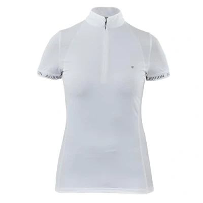 Image of Aubrion Shires Newbel Womens Show Shirt White XXS