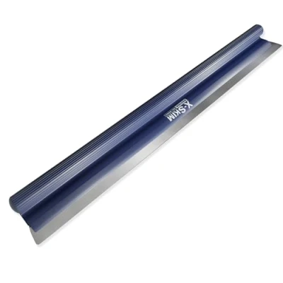 Image of REFINA X Skim Skimming Blade 44 (1100mm) Plastering Spatula with Interchangeable Stainless Steel Roll Grip Rendering, Flooring, Drywalling &amp; Tools