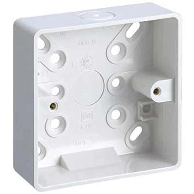 Image of MK (ELECTRIC) 1 Gang 32mm PVC Pattress Box