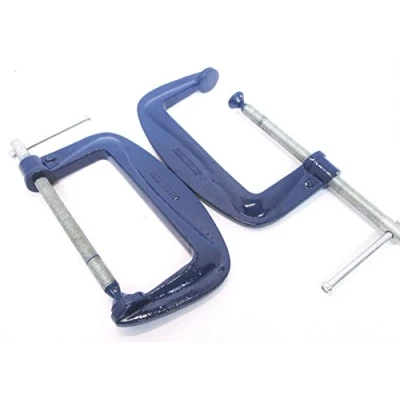 Image of 6&quot; 150mm Heavy Duty G Clamp Clasp Grip Holder Vice Set of 2 TZ CL091