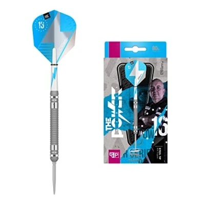 Image of Target Darts Phil Taylor Power Series Tungsten Swiss Point Steel Tip Set Black and Silver