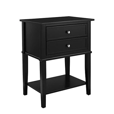 Image of Ameriwood Home Accent Table, MDF, Black, H (72) x (W) 56 (D) 40 cm