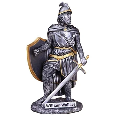 Image of Nemesis Now Scottish Guardian William Wallace Figurine, Silver, 6cm