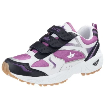 Image of Lico Bob V, Girls&#039; Fitness Shoes, White (weiss/lila/marine), 38 EU
