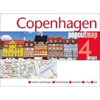 Image of Copenhagen PopOut map (PopOut Maps) pocket size, pop up of