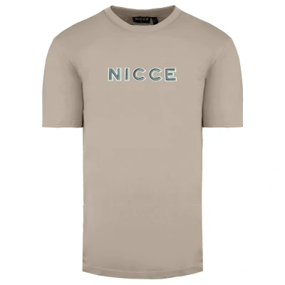 Image of NICCE Round Neck Short Sleeve Mens Pink Mercury T Shirt 001 1 09 08 0339 Cotton Size Small