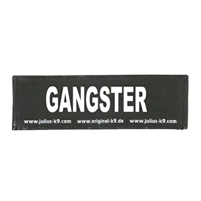Image of Interchangeable Patches, 1 pair, GANGSTER, Size: Baby 1, Black