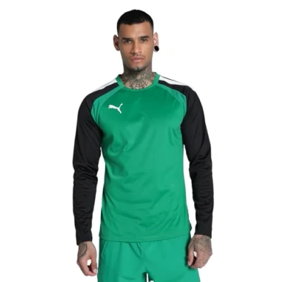 Image of Puma Men&#039;s TeamLIGA Training Sweat Sweater, Pepper Green Black, XXL