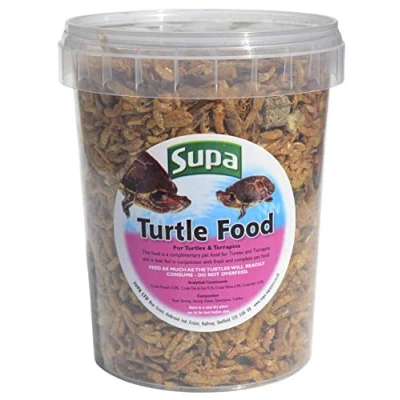 Image of Supa Turtle &amp; Terrapins Food Superior Mix 1 Litre Bucket Made Using Premium Quality Natural Ingredients