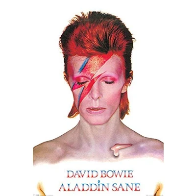 Image of Pyramid International &quot;Aladdin Sane David Bowie Maxi Poster, Multi Colour, 61 x 91.5 1.3 cm