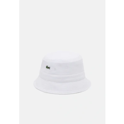 Image of Lacoste Unisex Hat, Size: Medium, Blanc