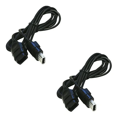 Image of ZedLabz 1.8M extension cable for Original Microsoft Xbox controllers 6FT wire 2 pack [1st Generation Xbox]