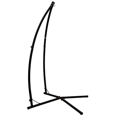 Image of AMANKA Up to 150kg: Outdoor Hanging Chair Stand 210cm Freestanding Hammock Portable Frame for Indoor Swing Garden Cocoon Egg only