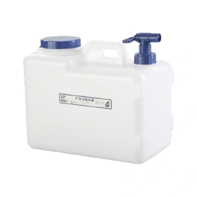 Image of 10L/15L Camping Water Container, Camp Jug Storage Container with Spigot, Leak Proof Tanks Handle For Drinking, Camping, Hiking