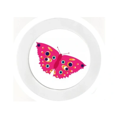 Image of Pink Butterfly Car Tax Disc Holder Reuseable