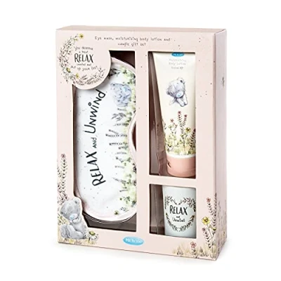 Image of Me to You AGZ01095 Relax &amp; Unwind Gift Set Eye Mask, Lotion Candle
