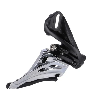Image of Shimano Deore FD M4100 D front derailleur, 10 speed double, side swing, direct mount