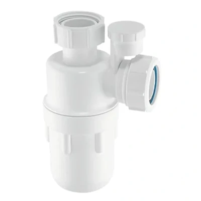 Image of McAlpine A10V Anti Syphon Bottle Trap 1.25 inch, White