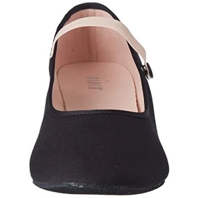 Image of Bloch Girls Tempo Canvas Jazz &amp; Modern Dance Shoes, Black, 3 UK