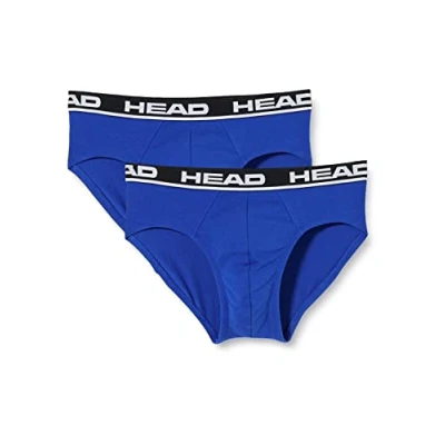Image of HEAD Men&#039;s Brief, Blue/Black, L (Pack of 2)