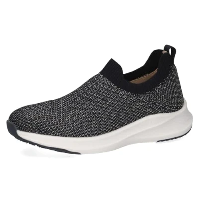 Image of By Caprice Womens Ocean Knit Trainers Blue Size UK 6.5