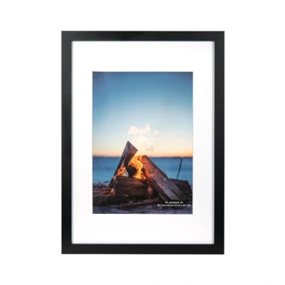 Image of Scholar Tree Black A3 Photo Frames, Wooden Picture Frames with Mount for A4 Frame, Wall Mountable…