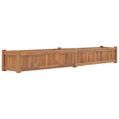 Image of vidaXL Raised Bed 200x30x25 cm Solid Teak Wood