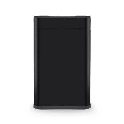 Image of Tower T938023BLK Ozone Sensor Bin, Large 60L, Hands Free Opening, Carbon Filter, Black