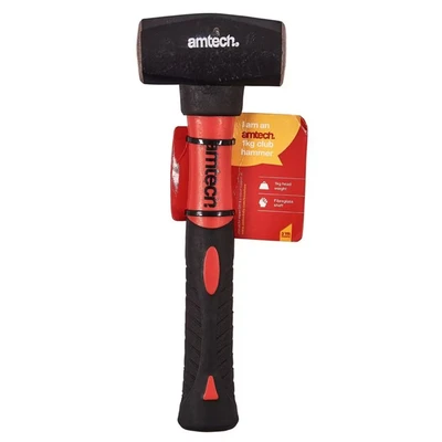 Image of Amtech 35oz (1kg) Club Hammer with Fibreglass Shaft