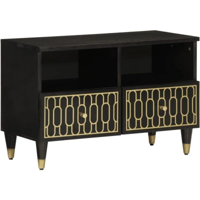 Image of vidaXL TV Cabinet 70x33x46 cm Solid Wood Mango