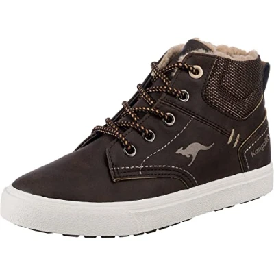 Image of KangaROOS Women&#039;s KAVU X Sneaker, DK Brown Sand, 3.5 UK
