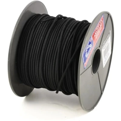 Image of Everlasto &#039;Lastoflex&#039; Elastic Shock Bungee Cord Rope Black 4mm x 20M