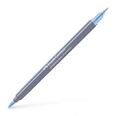 Image of Faber Castell Creative Studio Goldfaber Aqua Dual Marker, Sky Blue Pastel, Single For Art, Craft, Drawing, Sketching, Home, School, University, Colouring